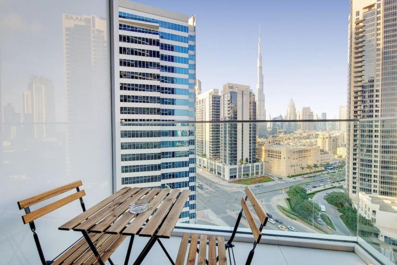 Marquise Square Tower, Business Bay - Bright Studio Dubai Ngoại thất bức ảnh