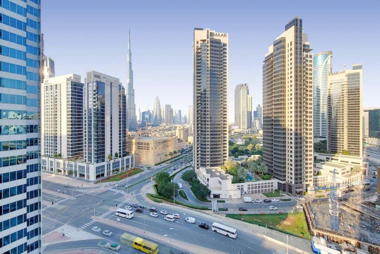 Marquise Square Tower, Business Bay - Bright Studio Dubai Ngoại thất bức ảnh